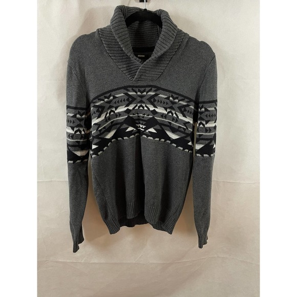 American Rag Other - American Rag Men's Gray Black Long Sleeve Pullover Knit Sweater Medium